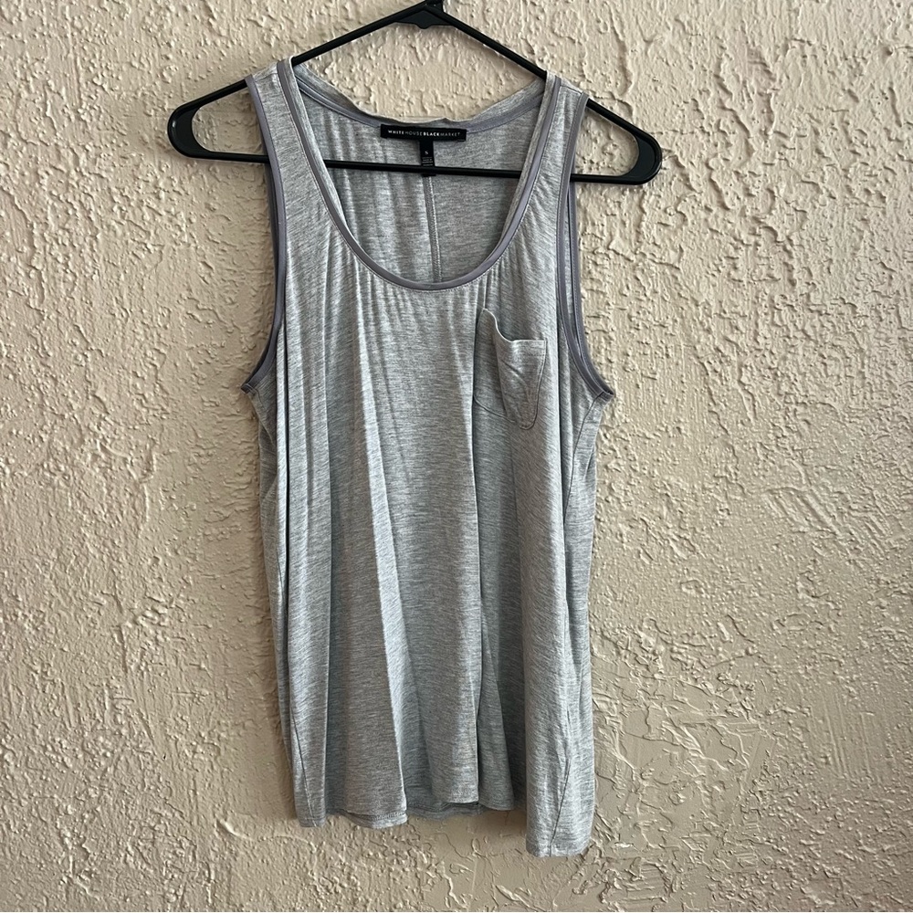 ⭐️ WHBM Gray Relaxed Tank Top